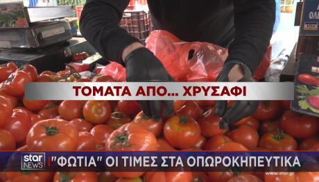 Μεγάλες αυξήσεις τιμών στα οπωροκηπευτικά