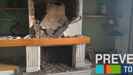 Κεραυνός Χτύπησε Σπίτι Στην Πρέβεζα - Εικόνες