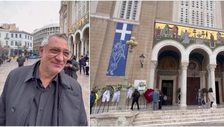 Κηδεία Μαρινέλλας: Ο Γ. Ντάβλας την αποχαιρετά με το αγαπημένο της τραγούδι