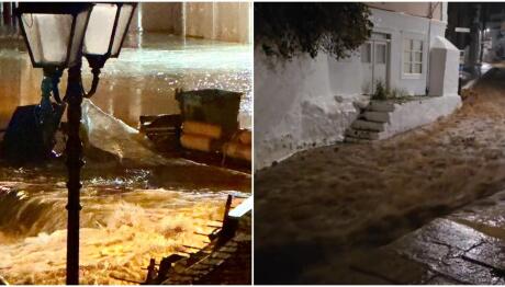 Κακοκαιρία: «Πνίγηκε» Η Ύδρα Από Την Erminio