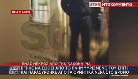 κακοκαιρία Erminio - Νέα Μάκρη