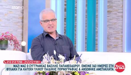 Βασίλης Παπαθεοδώρου: Αθωώθηκε Μετά Από 343 Μέρες Στη Φυλακή