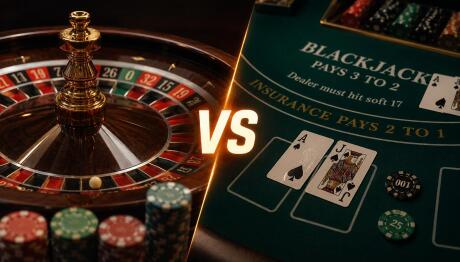 Ρουλέτα ή Blackjack;