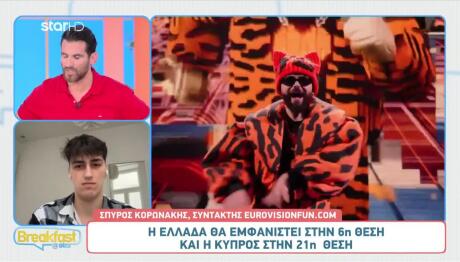 Eurovision: Η Σειρά Εμφάνισης Των 25 Χωρών Του Τελικού