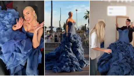 Ιωάννα Τούνη: Με iconic dress στις Κάννες - Περπάτησε στο κόκκινο χαλί