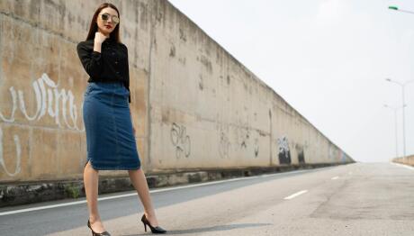 Pencil skirt φούστα Μόδα