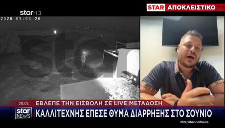 Σούνιο: Καλλιτέχνης Θύμα Διάρρηξης - Έβλεπε Live Την Εισβολή
