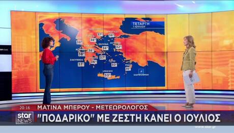 Ποδαρικό Ιουλίου με ζέστη