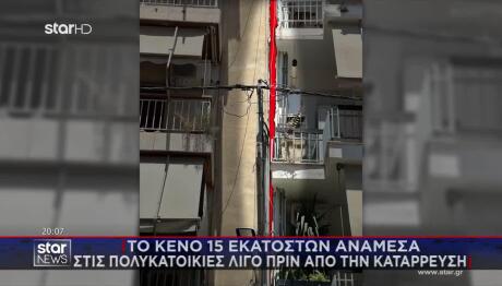 Πετράλωνα: Το Κενό 15 Cm Ανάμεσα Στις Πολυκατοικίες