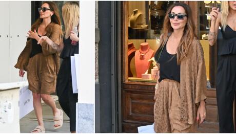 Βανδή: Παραδίδει μαθήματα street style με το απόλυτο pyjama chic look της