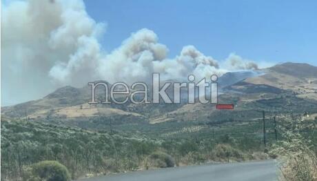 Φωτιά Στο Μελιδοχώρι Ηρακλείου - 112 Για Εκκένωση 2 Περιοχών
