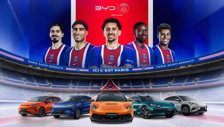 BYD: Παίζει «μπάλα» με τηνParis Saint-Germain