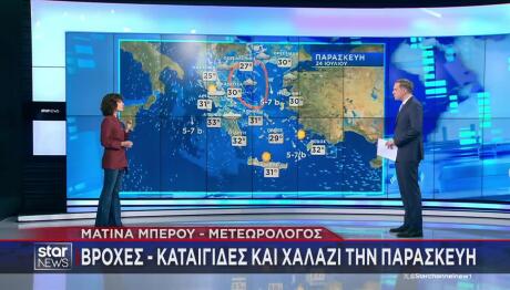 Αλλάζει Ο Καιρός: Πτώση Θερμοκρασίας 10 Βαθμούς & Καταιγίδες