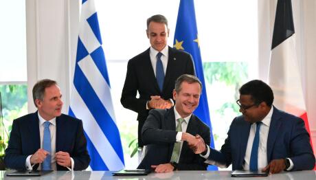 Υπογραφή συμφωνίας ηλεκτρικής διασύνδεσης Ελλάδας – Κύπρου με Μητσοτάκη