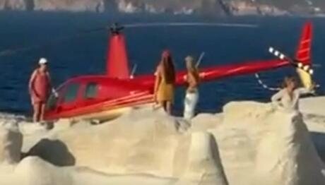 Σαρακήνικο: Εισαγγελική έρευνα για το ελικόπτερο ανάμεσα σε λουόμενους