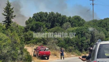 Ζάκυνθος: Φωτιά Στον Μαραθιά