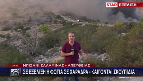 φωτιά Σαλαμίνα