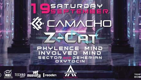 CAMACHO Και Z-CAT Στις 19 Σεπτεμβρίου Στο BOTOXΕ