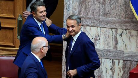 Γιώργος Μυλωνάκης Κυριάκος Μητσοτάκης