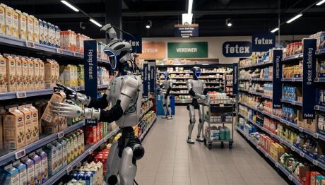 Ρομπότ στα σούπερ μάρκετ: Το πείραμα στη Δανία