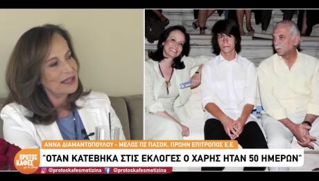 Άννα Διαμαντοπούλου: Tα Τρυφερά Λόγια Για Τον Γιο Της Χάρη