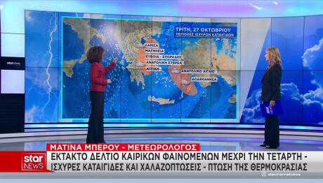 Καιρός: Σε Κόκκινο Συναγερμό 9 Περιοχές Λόγω Κακοκαιρίας