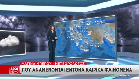 Έκτακτο Δελτίο Επιδείνωσης Καιρού Για Καταιγίδες Και Χαλάζι