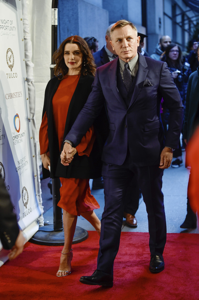 Ο Daniel Craig και η Rachel Weisz στο 11th Annual Night of Opportunity Gala το 2018