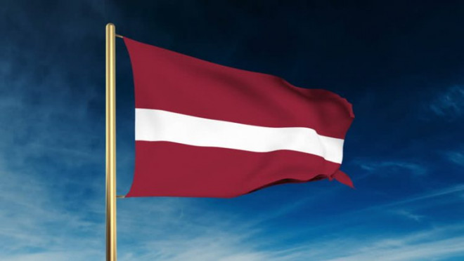 Η σημαία της Λετονίας