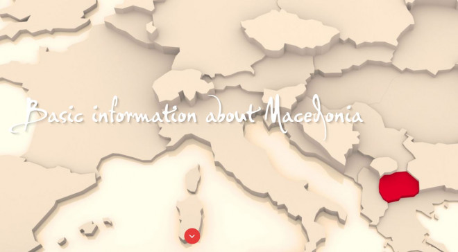Επίσημη σκοπιανή ιστοσελίδα με σκέτο «Μακεδονία»