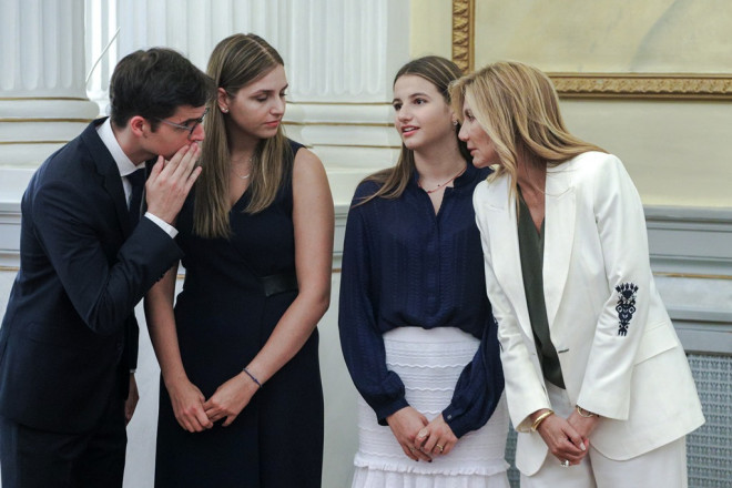 Η οικογένεια Μητσοτάκη στο Προεδρικό Μέγαρο