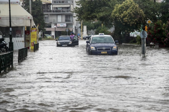 Kακοκαιρία - Πλημμύρες στον Εύοσμο Θεσσαλονίκης
