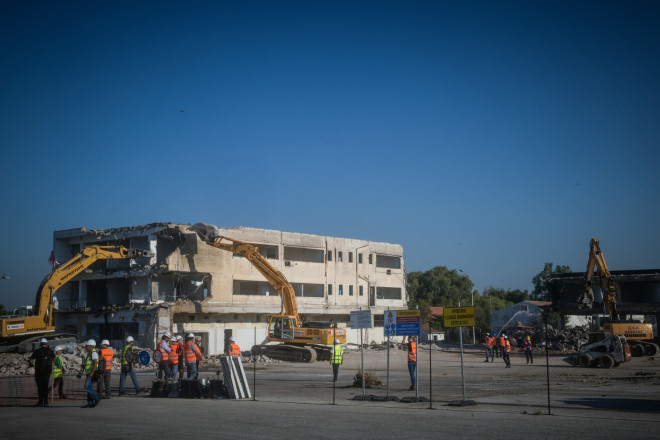Εικόνα από την τελετή έναρξης των εργασιών στο πρώην αεροδρόμιο του Ελληνικού στις 3/7/20- φωτογραφία Eurokinissi