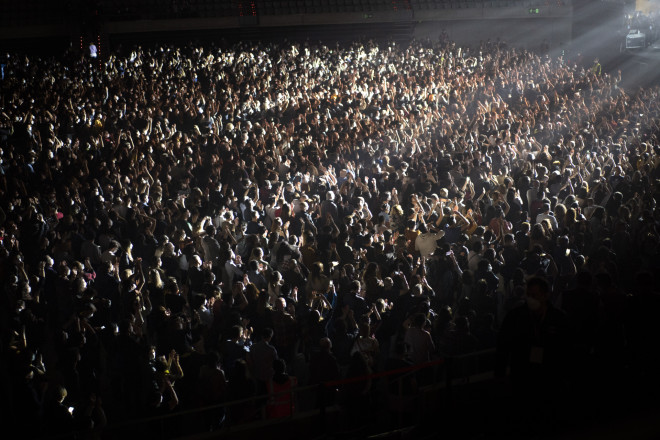 5.000 θεατές παρακολούθησαν τη συναυλία- πείραμα στη Βαρκελώνη/ φωτογραφία ΑΡ