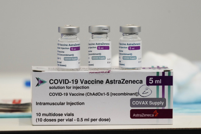 Tα εμβόλια της AstraZeneca- φωτογραφία ΑΡ