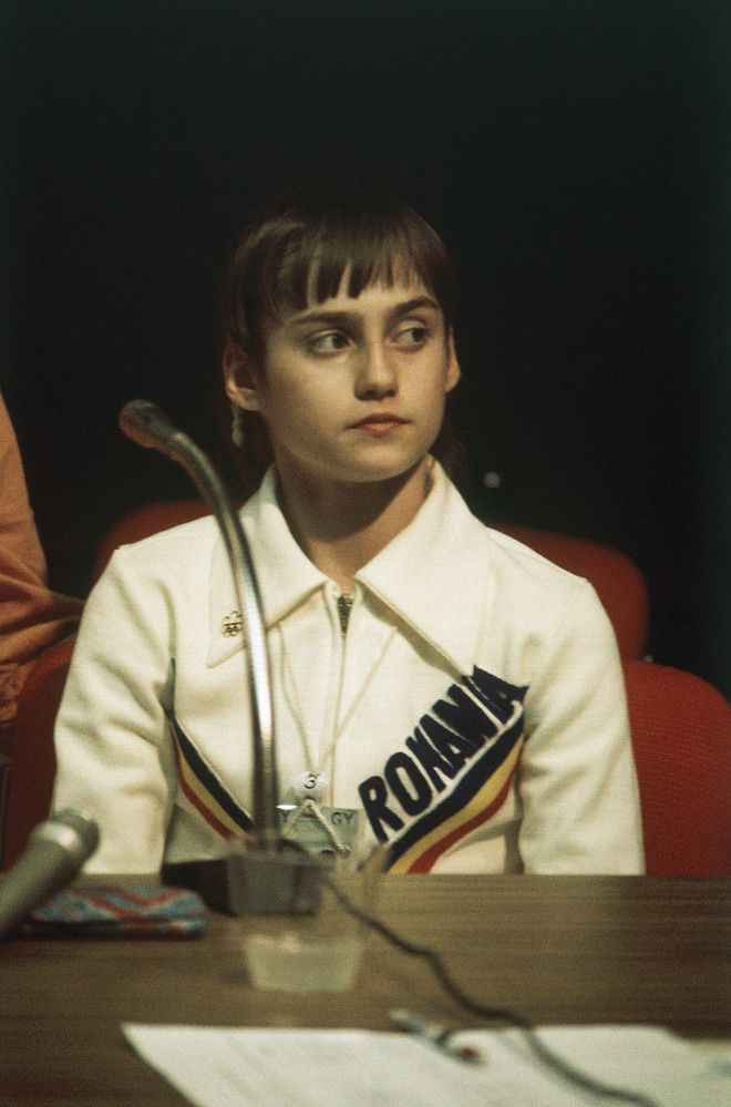 Η Νάντια Κομανέτσι το 1987