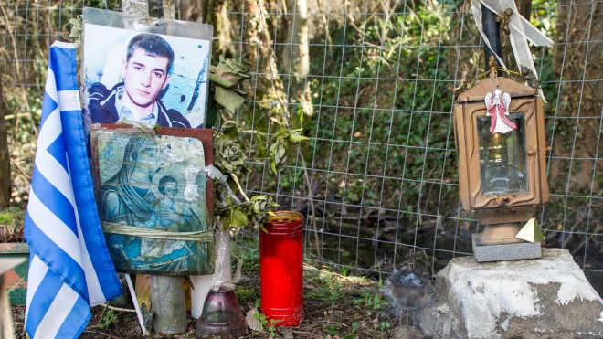 Φωτογραφίες του Βαγγέλη Γιακουμάκη στο σημείο όπου βρέθηκε νεκρός, 37 μέρες μετά την εξαφάνισή του/ φωτογραφία ΙΝΤΙΜΕ