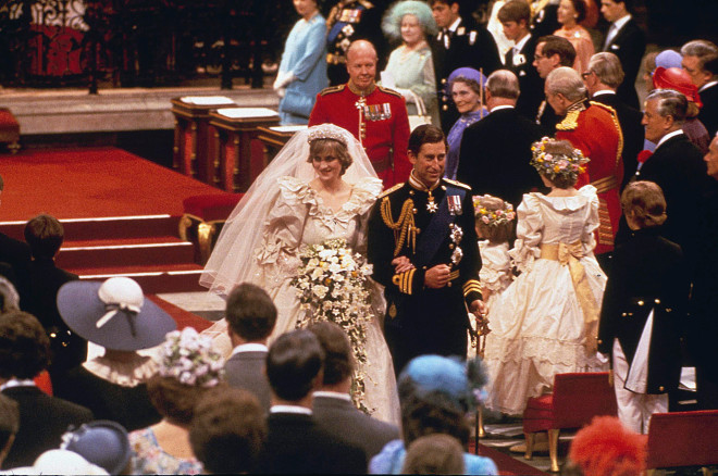 Ο γάμος της πριγκίπισσας Νταϊάνα με τον πρίγκιπα Κάρολο- φωτογραφία ΑΡ