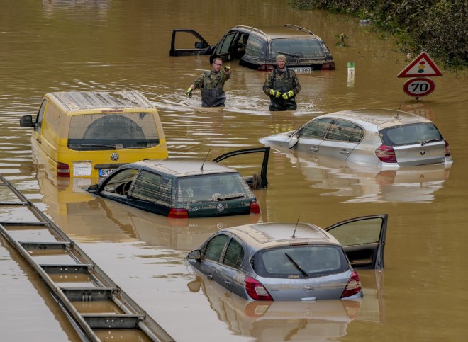 Καταστροφικές πλημμύρες στη Γερμανία- φωτογραφία ΑΡ