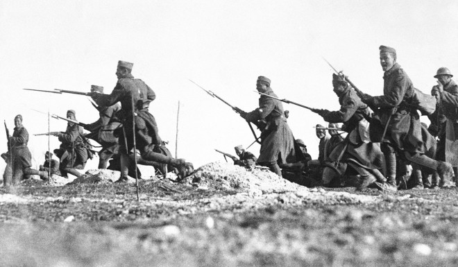 28 Οκτωβρίου 1940-Έλληνες στρατιώτες στη Θεσσαλονίκη/Φωτο αρχείου AP