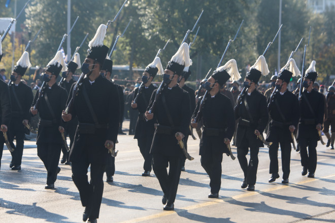 Με περηφάνεια παρελαύνει ο ελληνικός στρατός στη Θεσσαλονίκη για την 28η Οκτωβρίου/EUROKINISSI