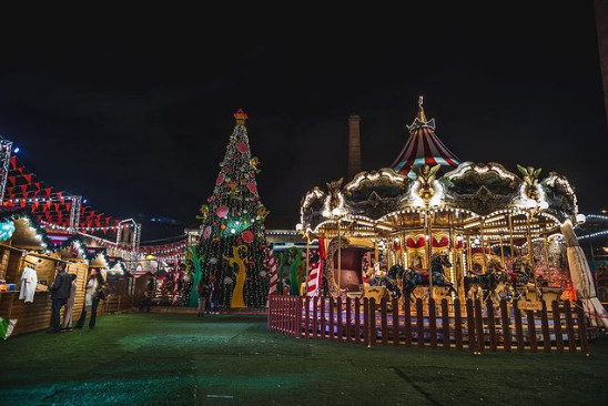 Το εντυπωσιακό χριστουγεννιάτικο πάρκο που έχει στηθεί στην Τεχνόπολη του Δήμου Αθηναίων/Φωτογραφία Instagram