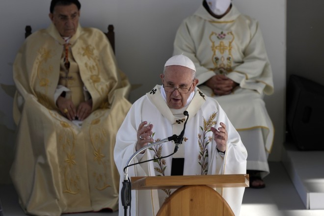 Ο Πάπας Φραγκίσκος στην Κύπρο- φωτογραφία ΑΡ