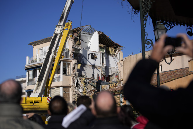Κατάρρευση κτιρίου στη νότια Γαλλία- φωτογραφία ΑΡ