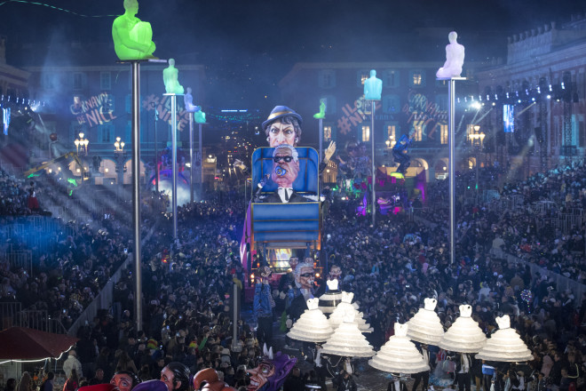 Στιγμιότυπο από το καρναβάλι στη Νίκαια της Γαλλίας το 2020- φωτογραφία ΑΡ