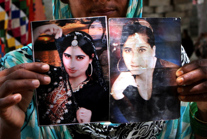 Φωτογραφίες της δολοφονημένης Qandeel Baloch/ φωτογραφία ΑΡ