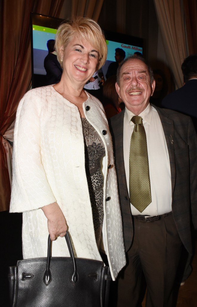 Ο Ηλίας Μαμαλάκης με τη σύζυγό του, Ντορίτα Πετρατζά/ Φωτογραφία NDP