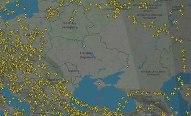 ΝΟΤΑΜ για πτήσεις στον εναέριο χώρο της Ουκρανίας