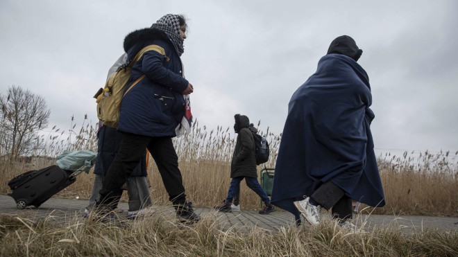 Oυκρανοί πρόσφυγες βρίσκουν καταφύγιο κυρίως στην Πολωνία