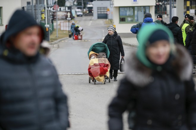 Oυκρανοί πρόσφυγες στην Πολωνία 